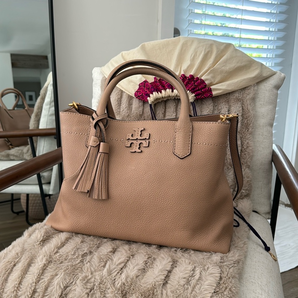 Tory Burch Nude Crossbody Tote